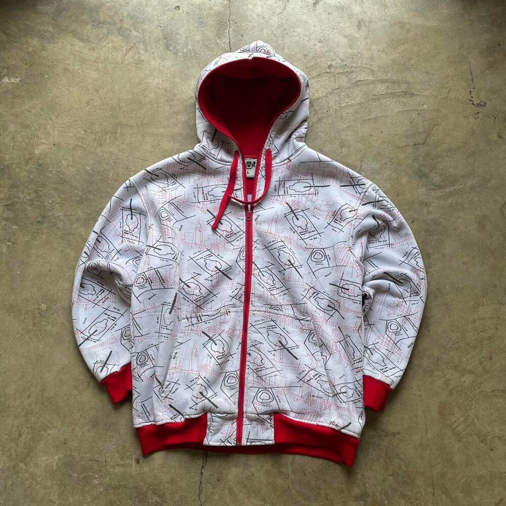 Y2K 2000s NYC Full Zipup Hoodie